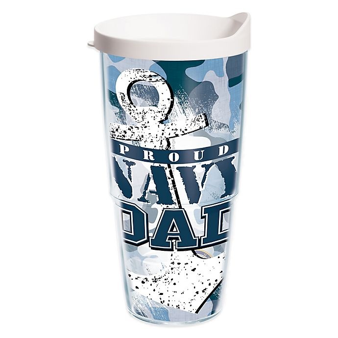 slide 1 of 1, Tervis Proud Navy Dad Wrap Tumbler with Lid, 24 oz