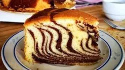 1/4 Marble Deco Cake