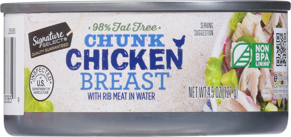 slide 4 of 9, Signature Select Chunk Chicken Breast 4.5 oz, 4.5 oz