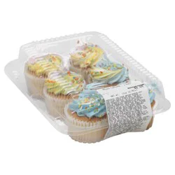 Giant Eagle Cupcakes, Yellow, 6 Pack