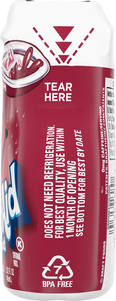 slide 8 of 9, Kool-Aid Liquid Cherry Artificially Flavored Soft Drink Mix, 1.62 fl oz Bottle, 1.62 fl oz
