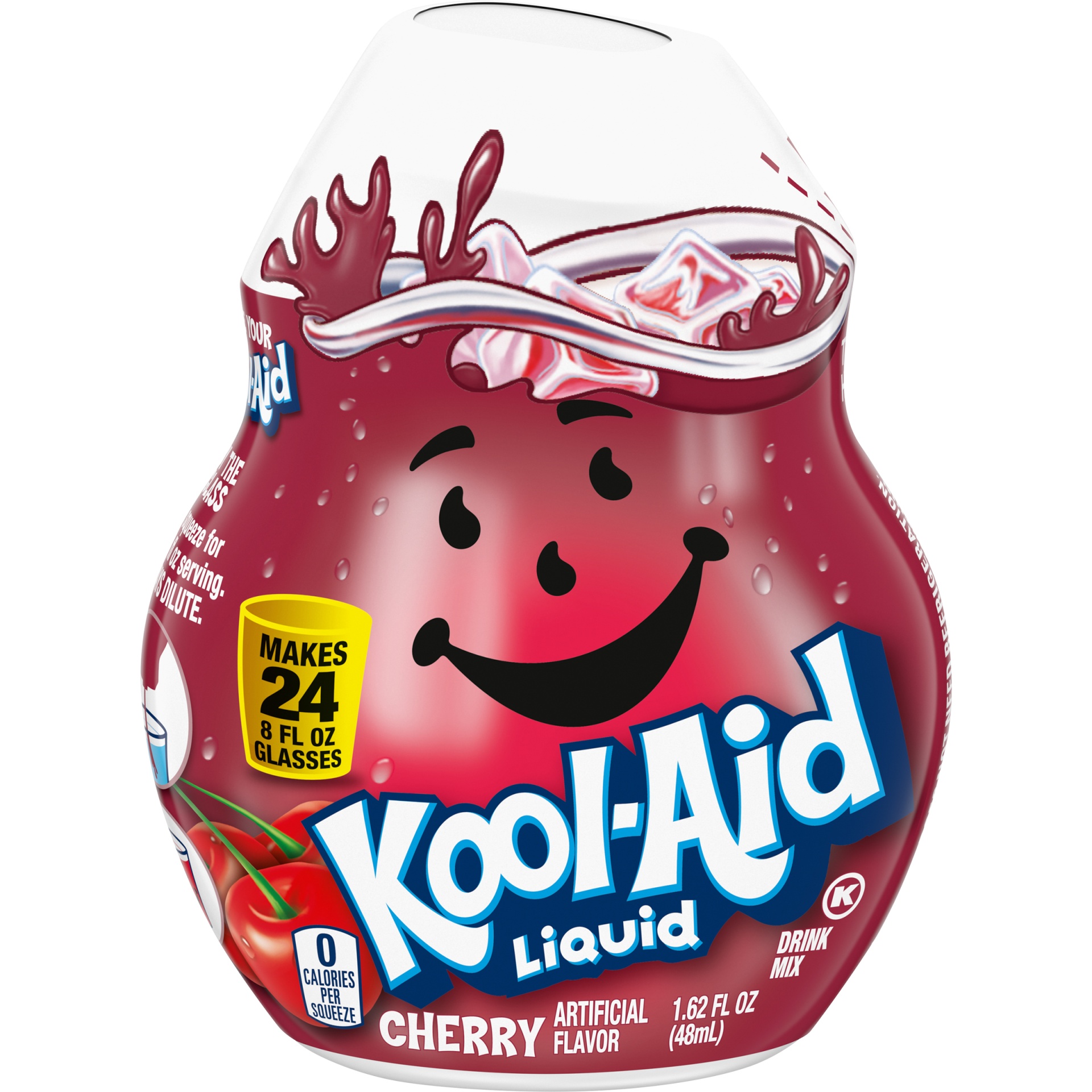 slide 1 of 11, Kool-Aid Liquid Cherry Artificially Flavored Soft Drink Mix Bottle, 1.62 fl oz