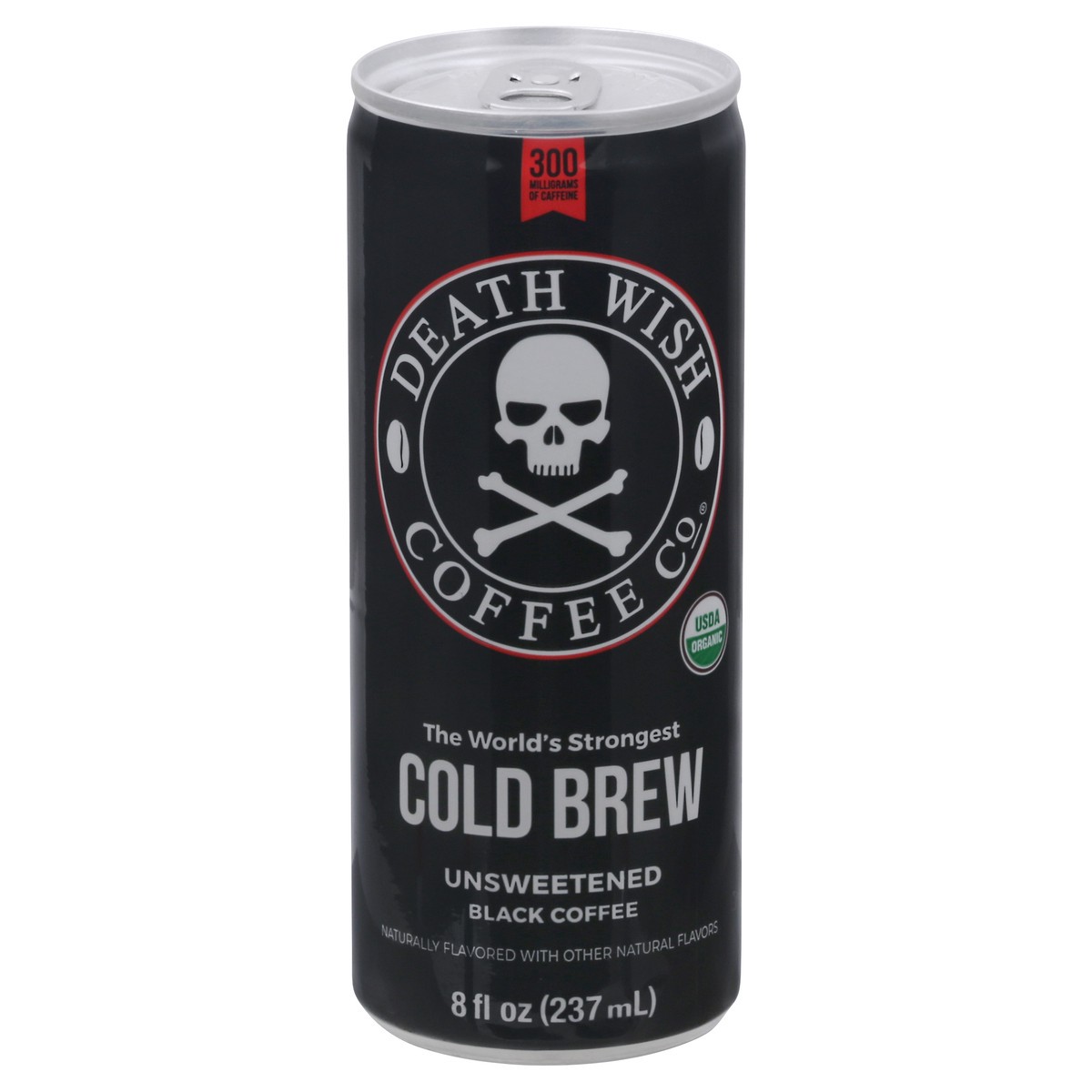 slide 1 of 9, Death Wish Coffee Co. Cold Brew Black Unsweetened Coffee 8 fl oz, 12 ct