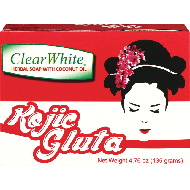 slide 1 of 1, Clear White Kojic Gluta Herbal Soap, 4.76 oz