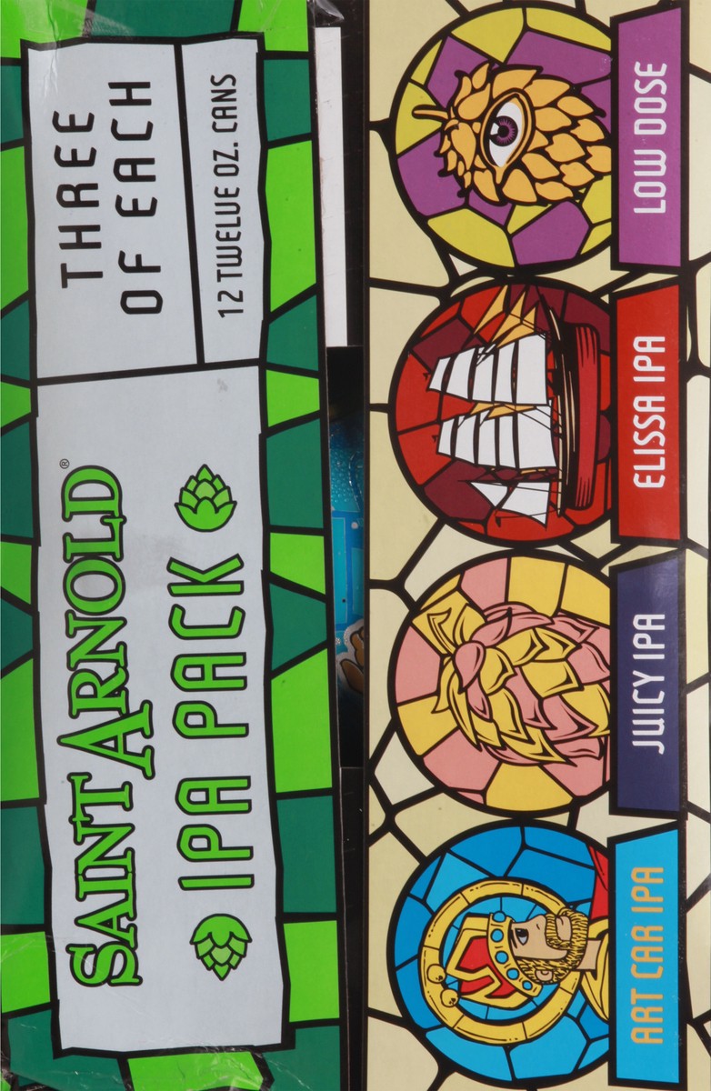 slide 9 of 9, Saint Arnold IPA Pack Beer 12-12 oz Cans, 12 ct; 12 oz