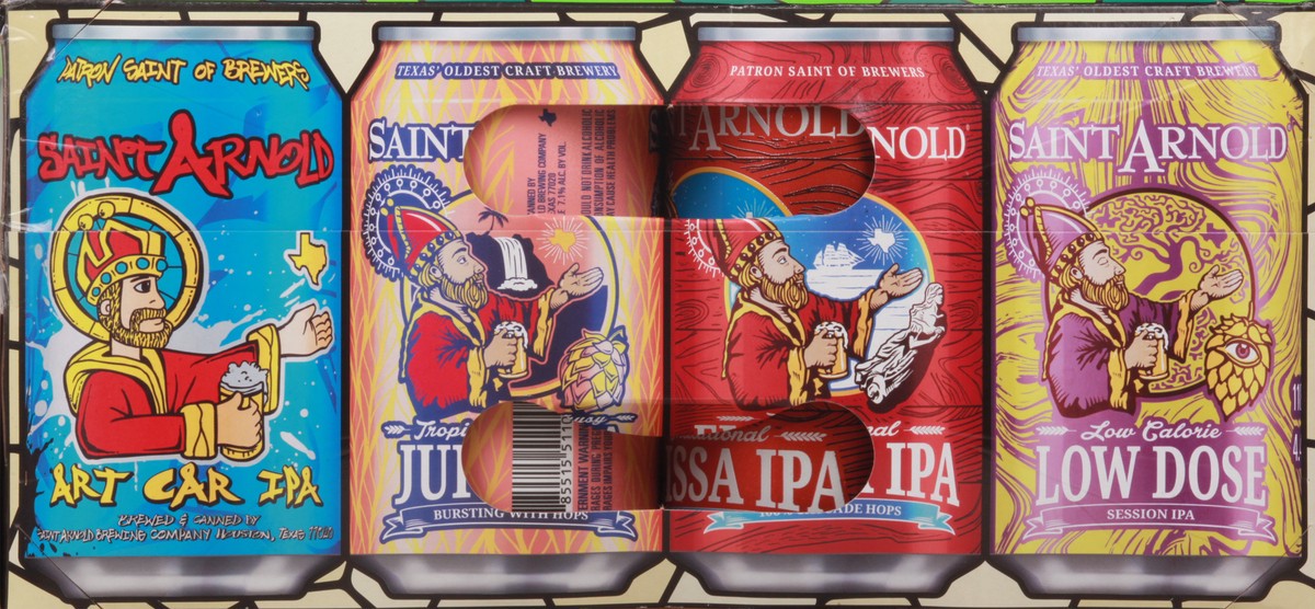 slide 7 of 9, Saint Arnold IPA Pack Beer 12-12 oz Cans, 12 ct; 12 oz
