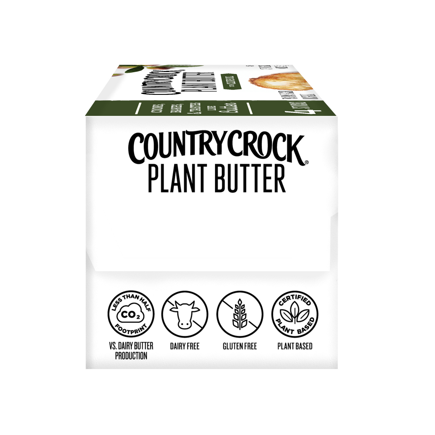 slide 4 of 5, Country Crock Dairy Free Vegan Plant Butter with Olive Oil Sticks 16 oz, 4 ct
