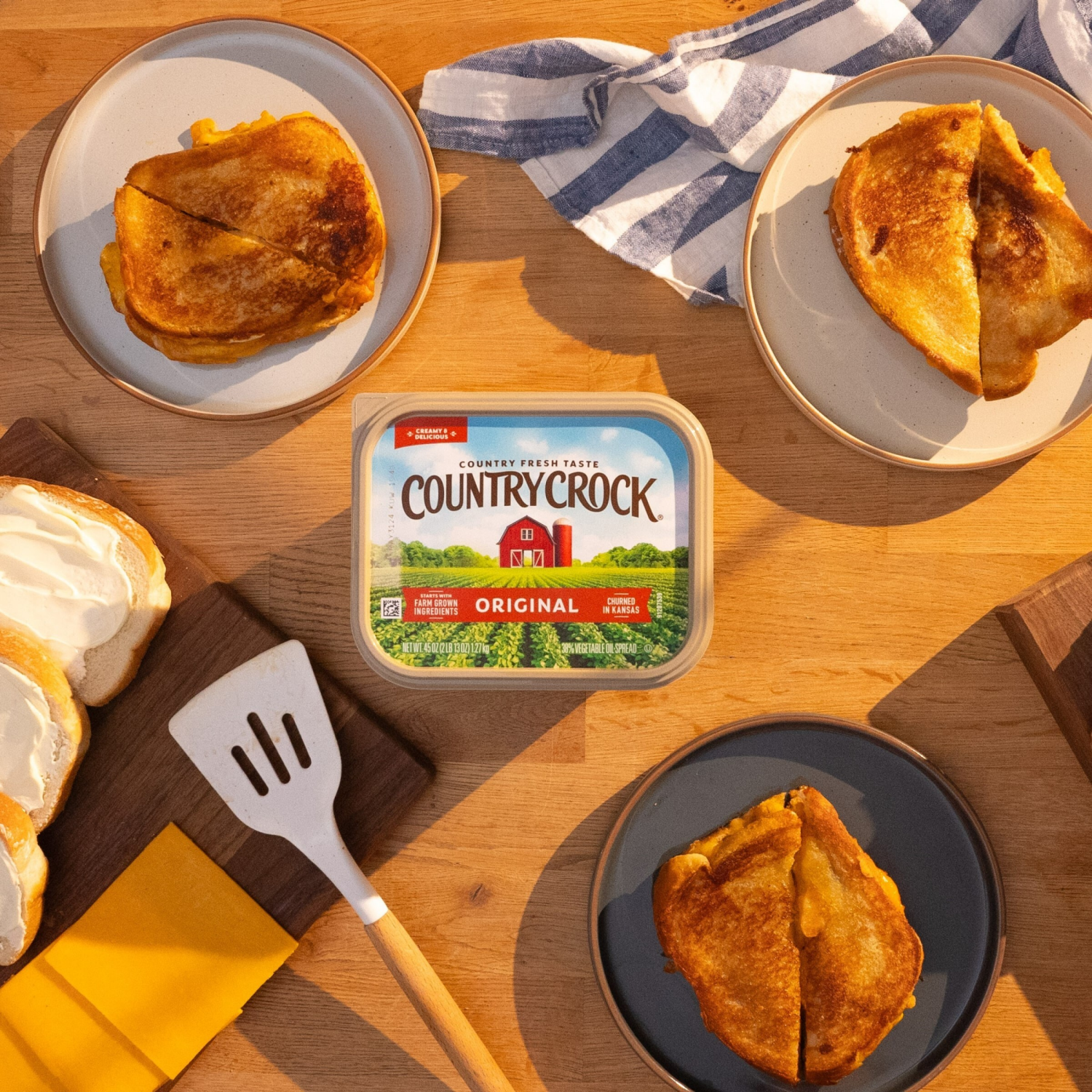 slide 4 of 7, Country Crock Original Spread Tub 45 oz, 45 oz