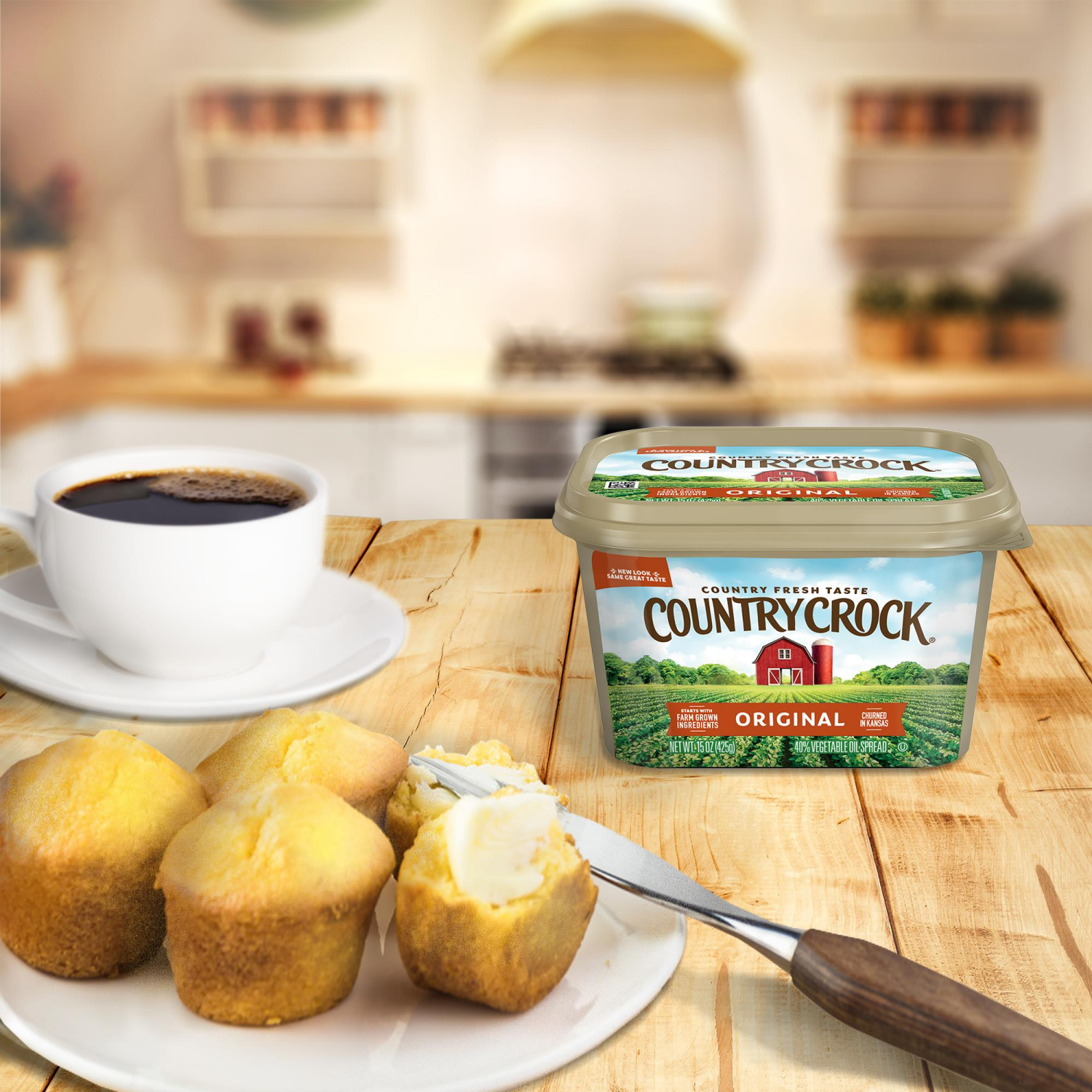 slide 2 of 5, Country Crock Original Spread Tub 67.5 oz, 67.5 oz