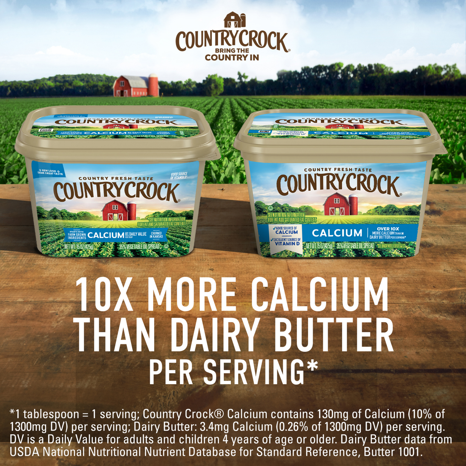 slide 2 of 5, Country Crock Vegetable Oil Spread, Calcium, 15 oz