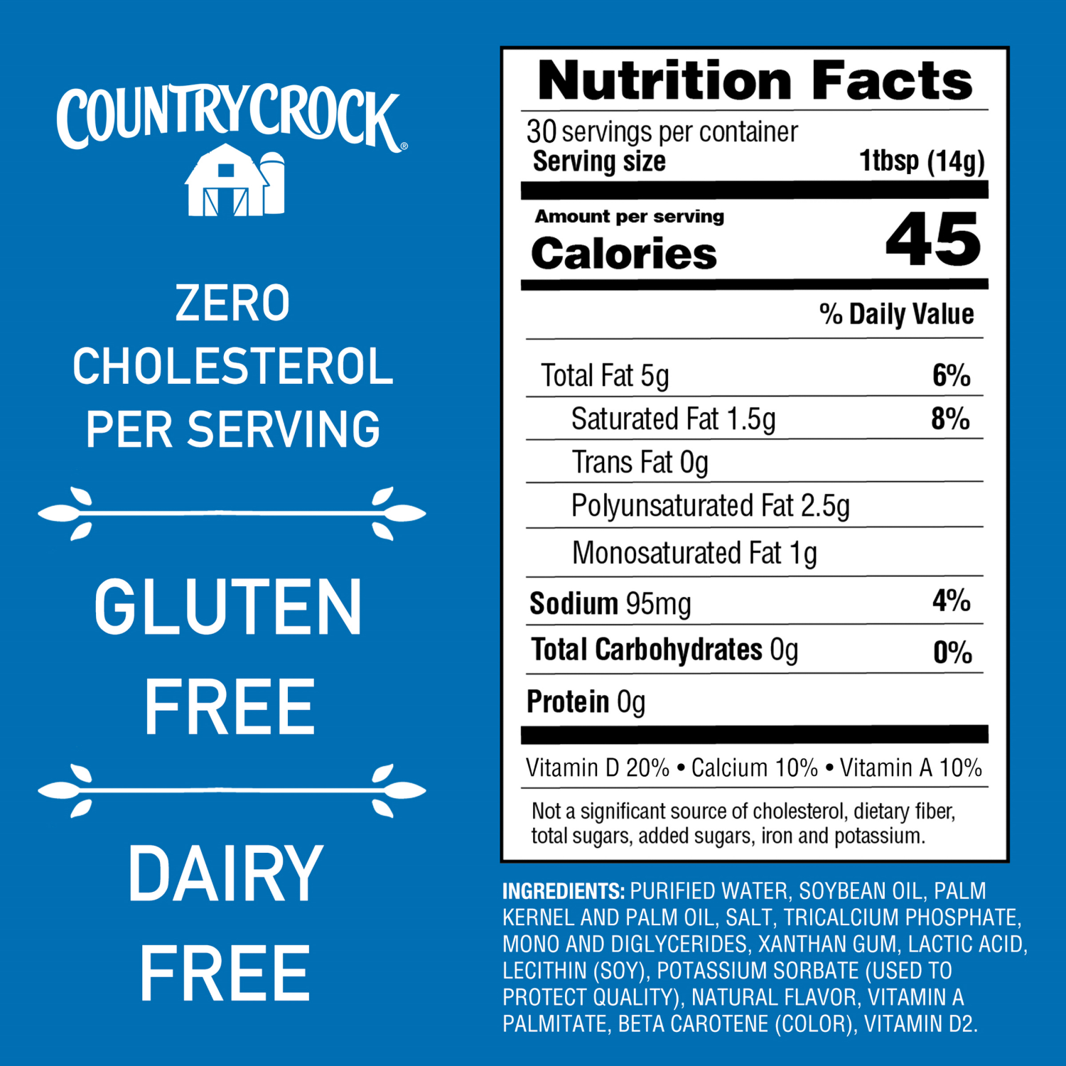 slide 5 of 5, Country Crock Vegetable Oil Spread, Calcium, 15 oz