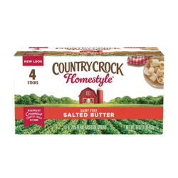 Country Crock Homestyle Dairy Free Butter Salted Sticks, 16 oz, 4-pack