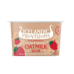 Icelandic Provisions Oatmilk Strawberry Skyr 5.0 oz
