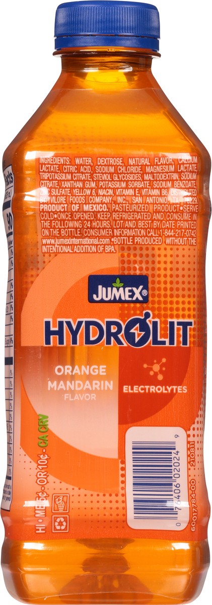 slide 5 of 13, Jumex Hydrolit, Jumex, Orange Mandarin - 21.1 oz, 21.1 fl oz