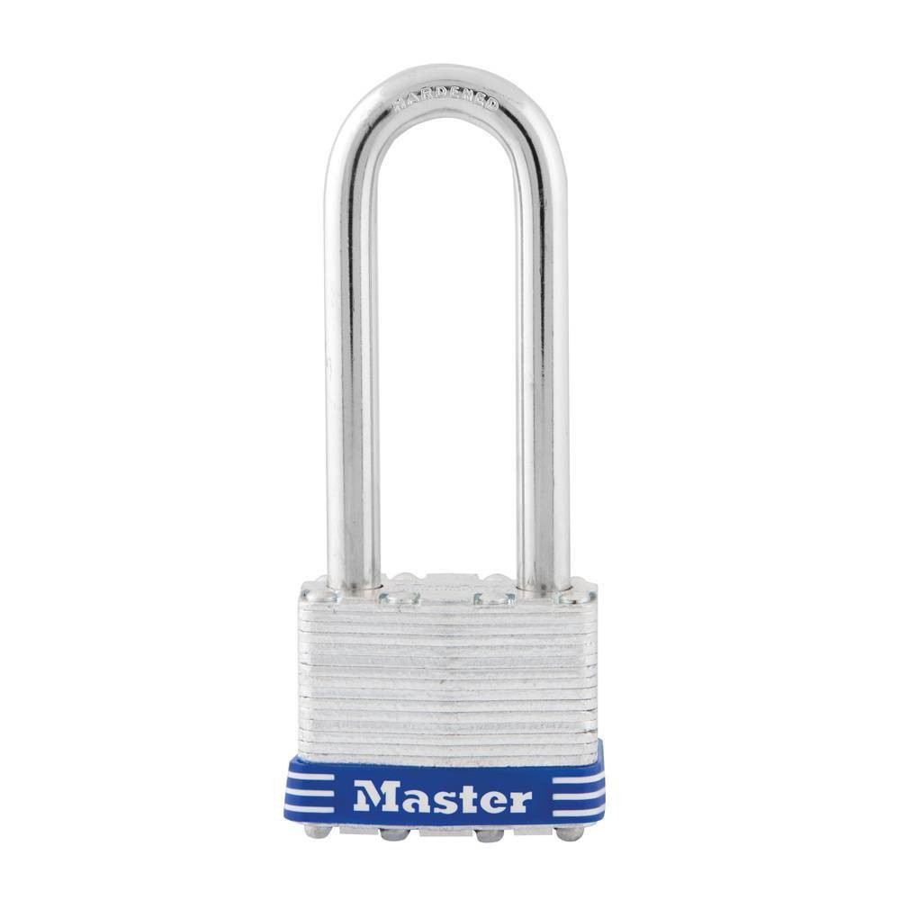 slide 2 of 3, Master Lock Shackle 2" Key Padlock, 2 in