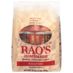 Rao's Homemade Homemade Bronze Die Cut Rigatoni 16 oz