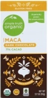 slide 1 of 1, Simple Truth Organic Organic 71% Dark Chocolate Maca Bar, 3.175 oz