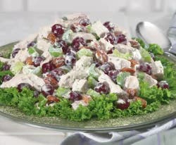 Chunky Chicken Salad With Grapes & Pecans