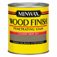 slide 1 of 1, Minwax Classic Gray 271 Penetrating Stain Wood Finish, 4 ct