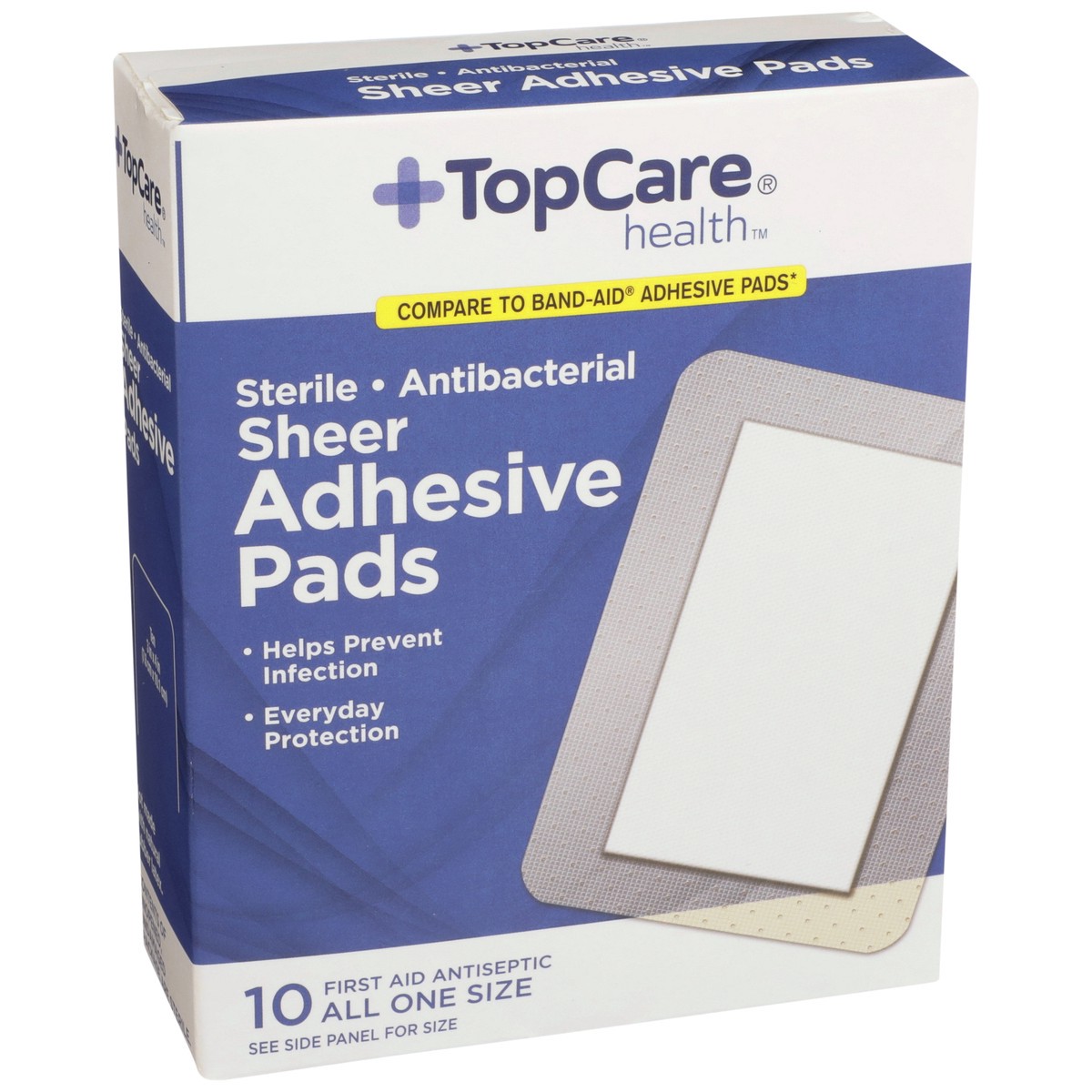 slide 2 of 8, TopCare All One Size Flexible Fabric Bandages, 10 ct