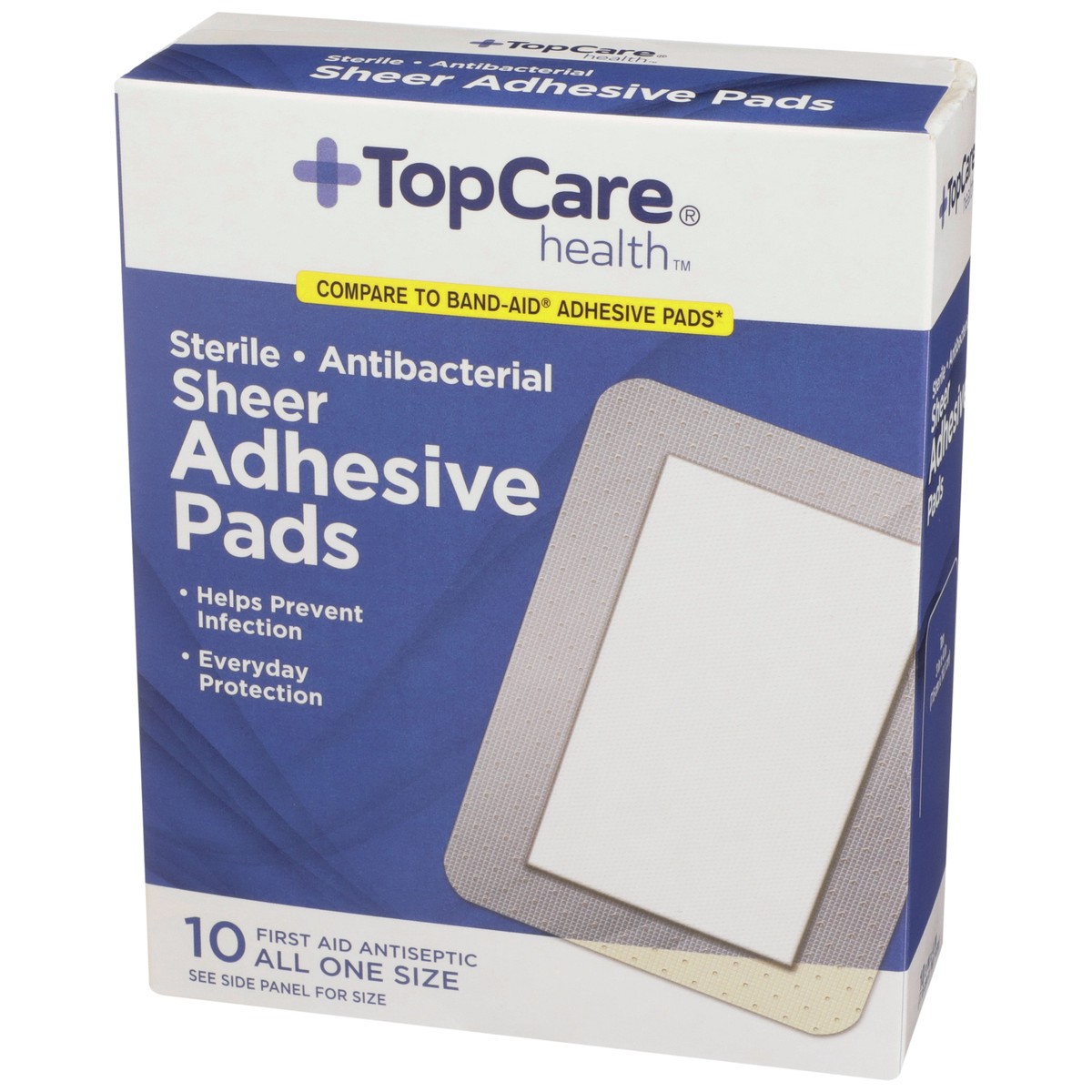 slide 3 of 8, TopCare All One Size Flexible Fabric Bandages, 10 ct