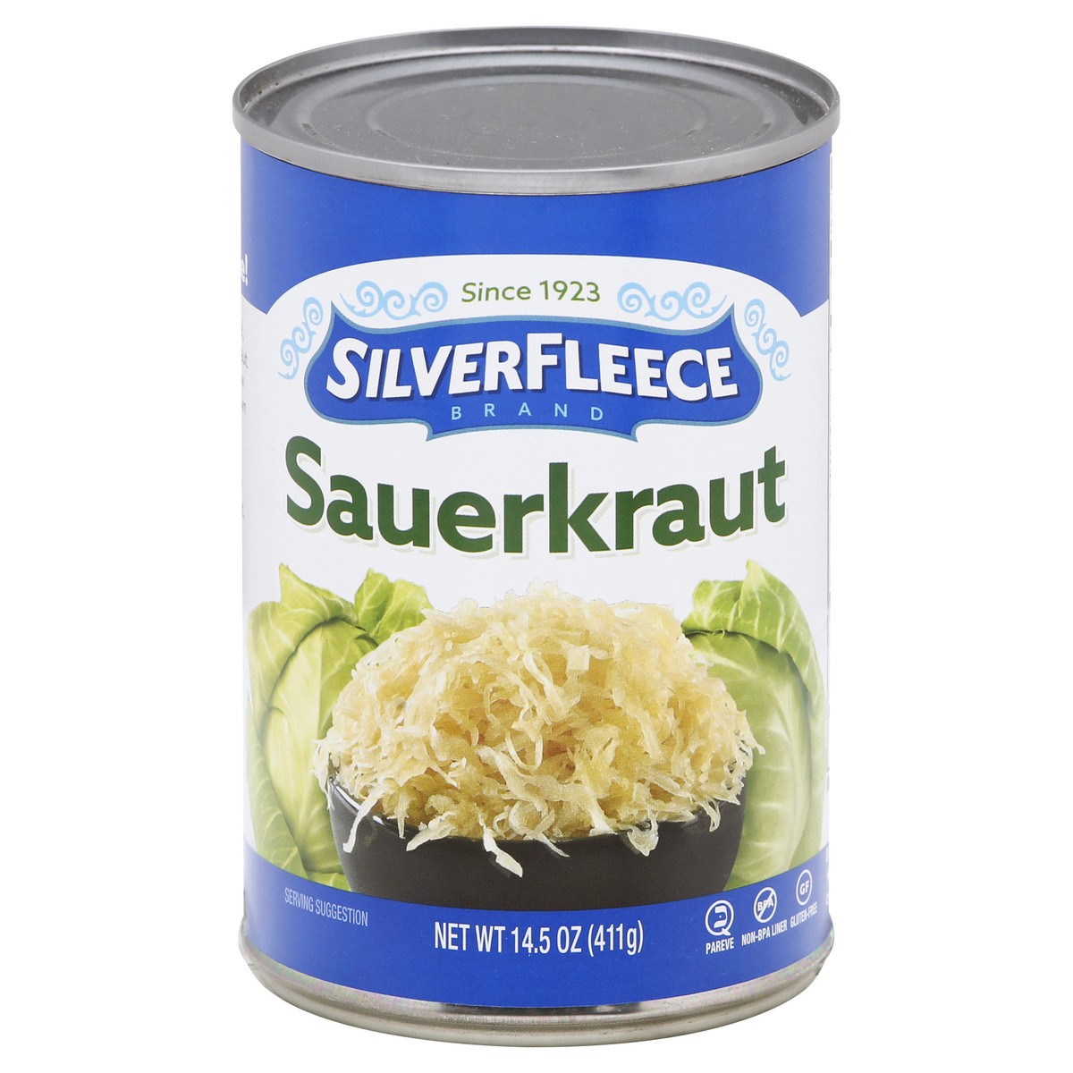 slide 1 of 9, SilverFleece Silver Fleece Sauerkraut, 14.5 oz