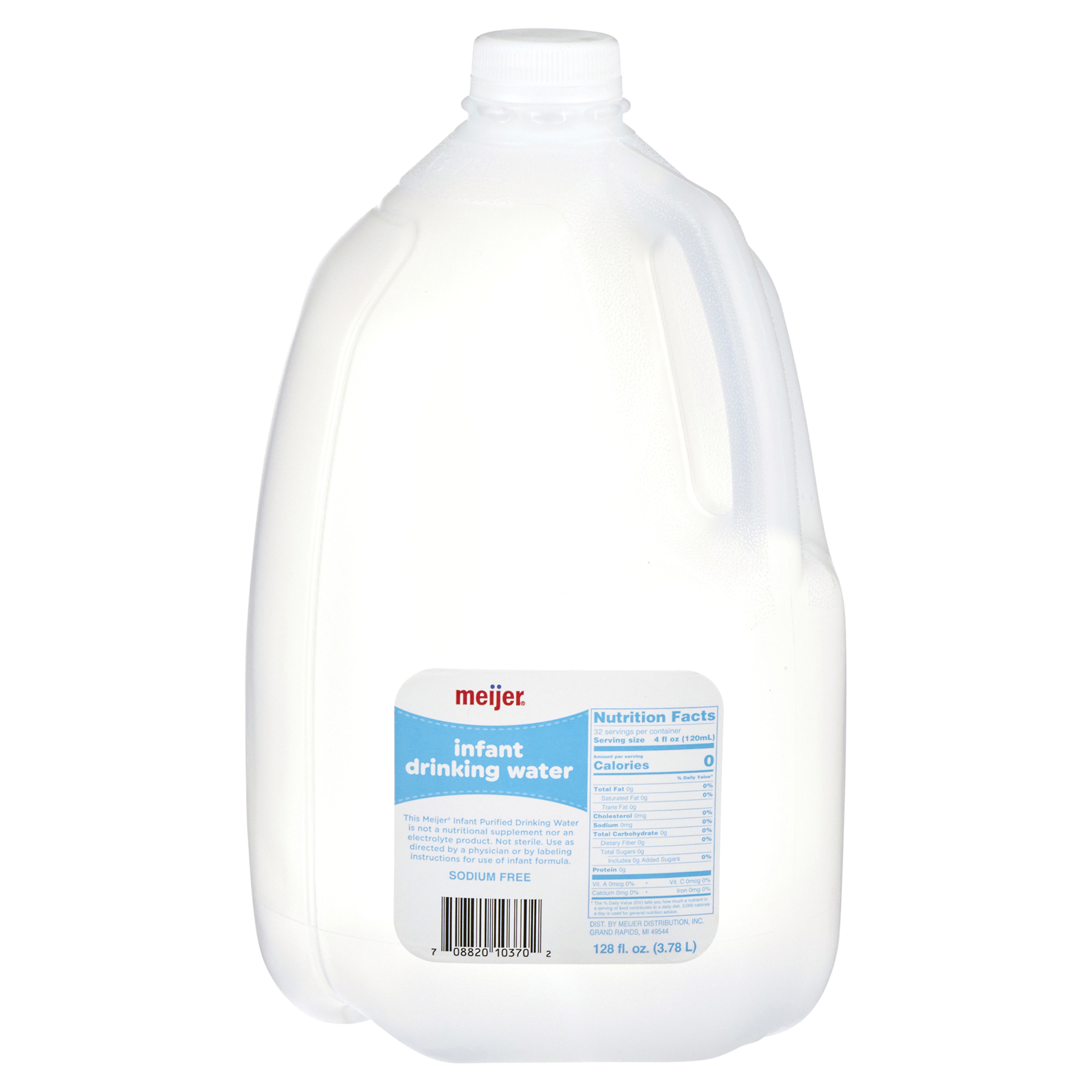 Meijer Infant Drinking Water Without Fluoride 128 oz Shipt