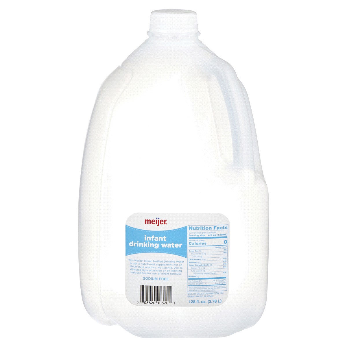 slide 1 of 21, Meijer Infant Drinking Water Without Fluoride, 128 oz