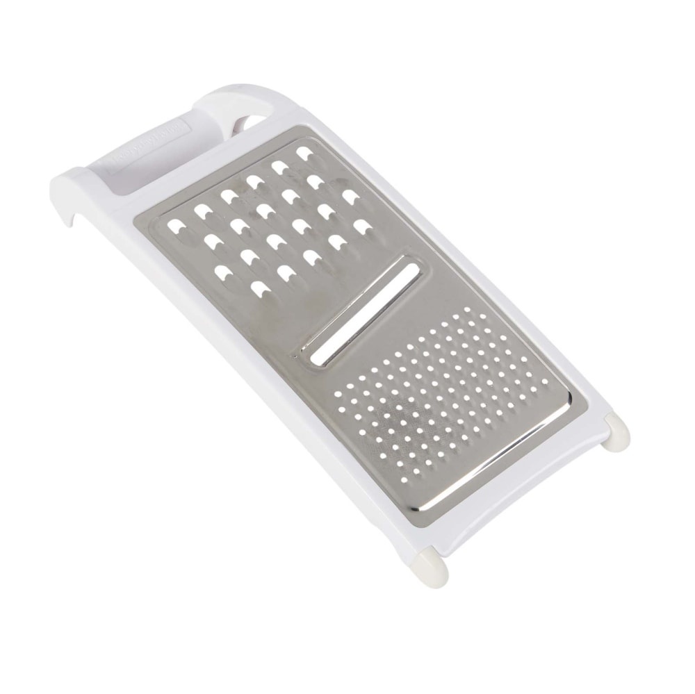 slide 1 of 1, Everyday Living Plastic Frame Grater - White, 1 ct