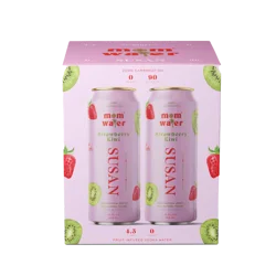Mom Water Susan Strawberry Kiwi 4Pk Can 12 oz