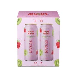 Mom Water Susan Strawberry Kiwi 4Pk Can 12 oz