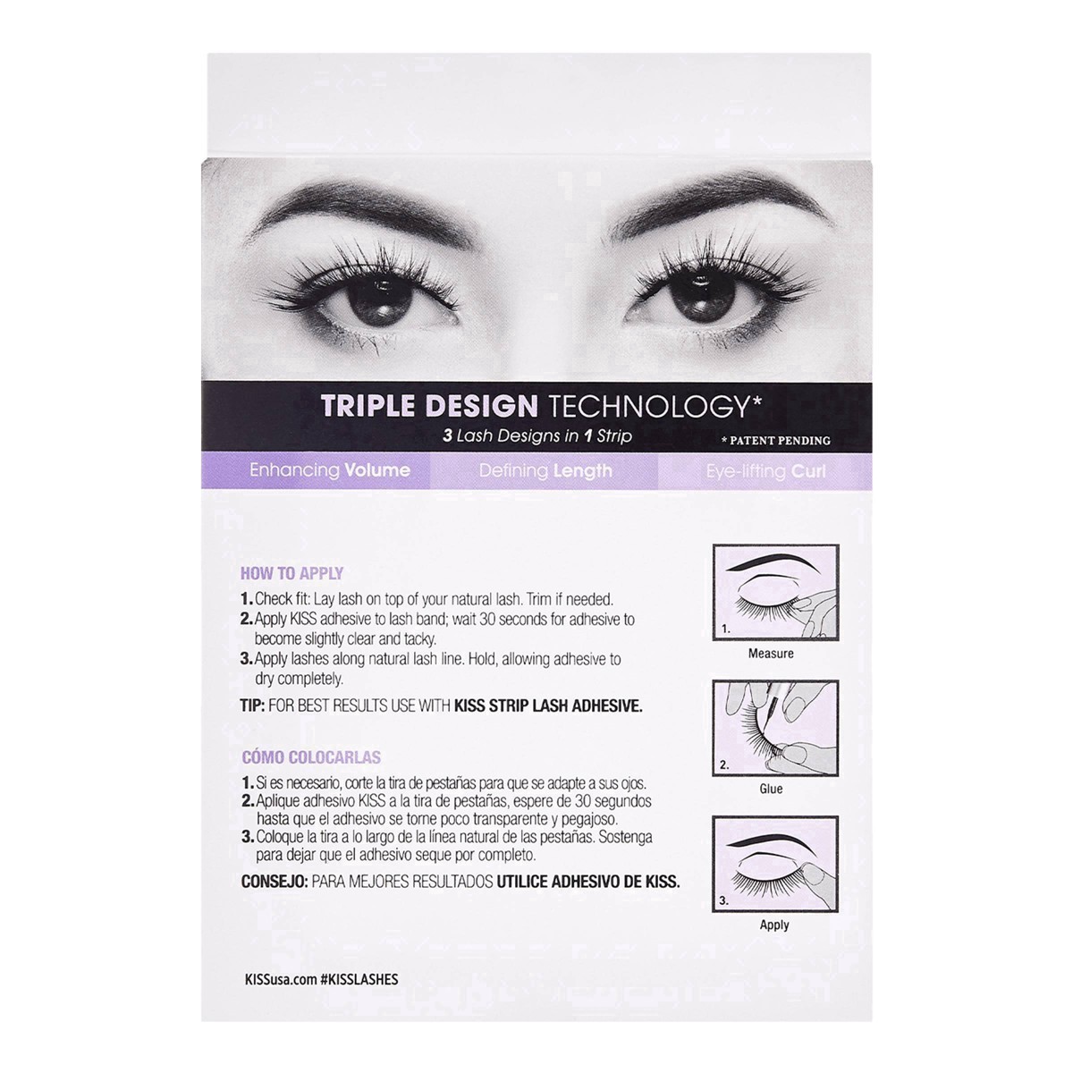 slide 38 of 70, Kiss New York KISS Lash Couture Triple Push-Up Fake Eyelashes - Bombshell - 4 Pairs, 1 ct