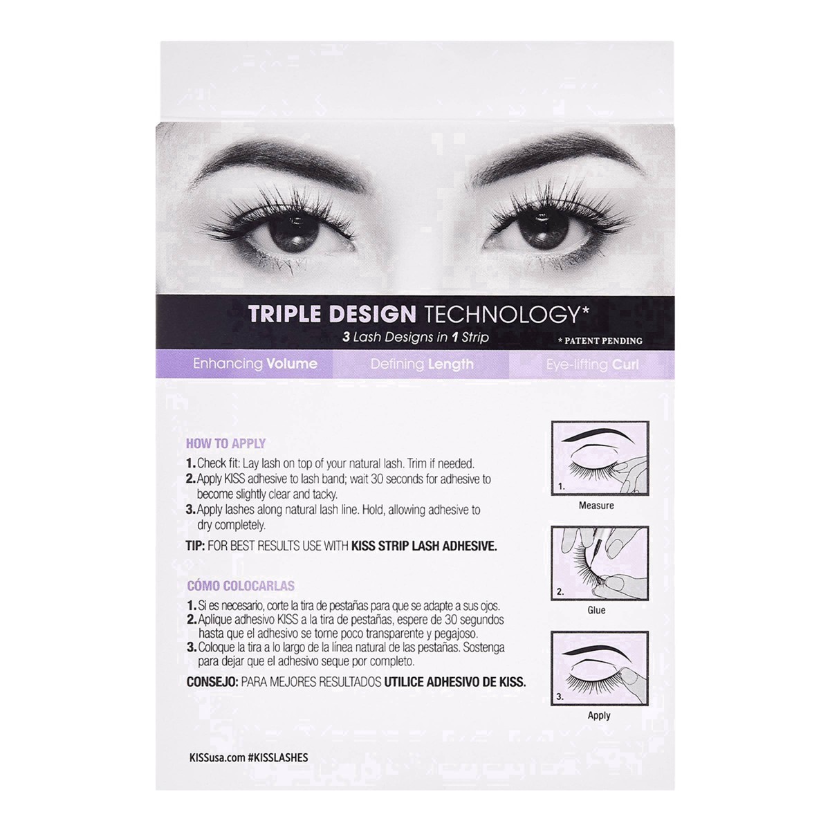 slide 17 of 70, Kiss New York KISS Lash Couture Triple Push-Up Fake Eyelashes - Bombshell - 4 Pairs, 1 ct