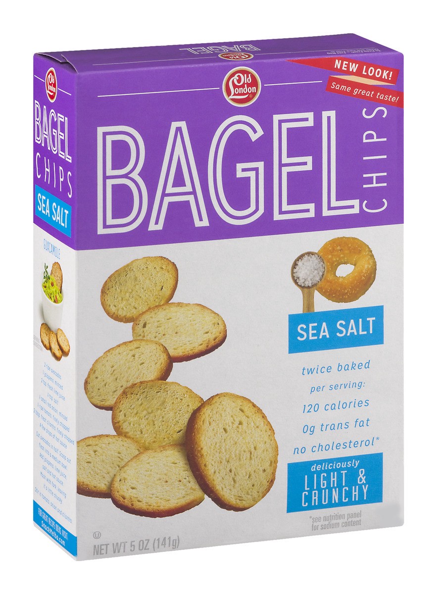 slide 9 of 9, Old London Bagel Chips, 5 oz