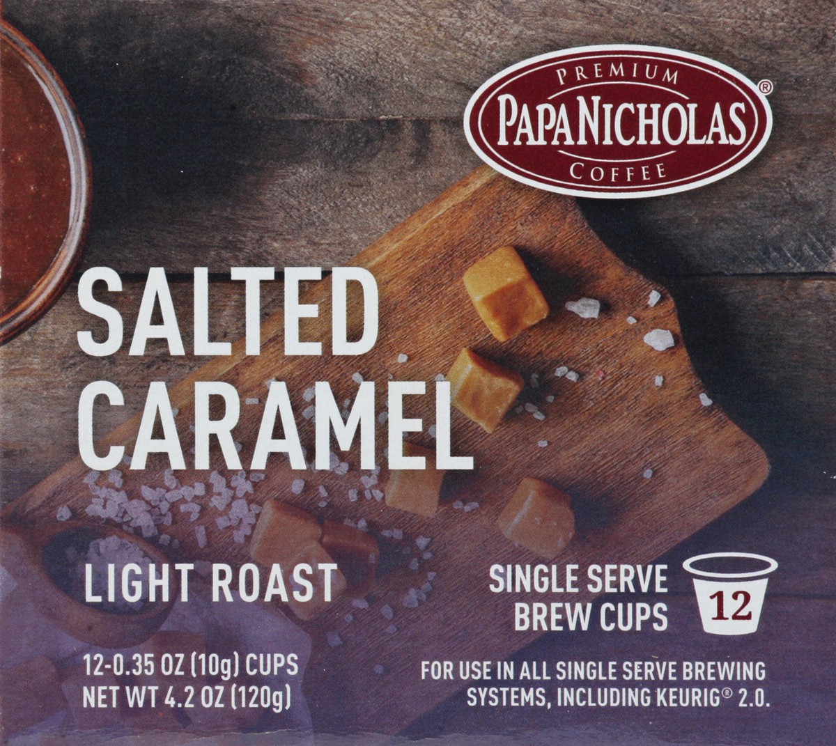 slide 5 of 11, Papa N Salted Carmel K-Cup, 12 ct
