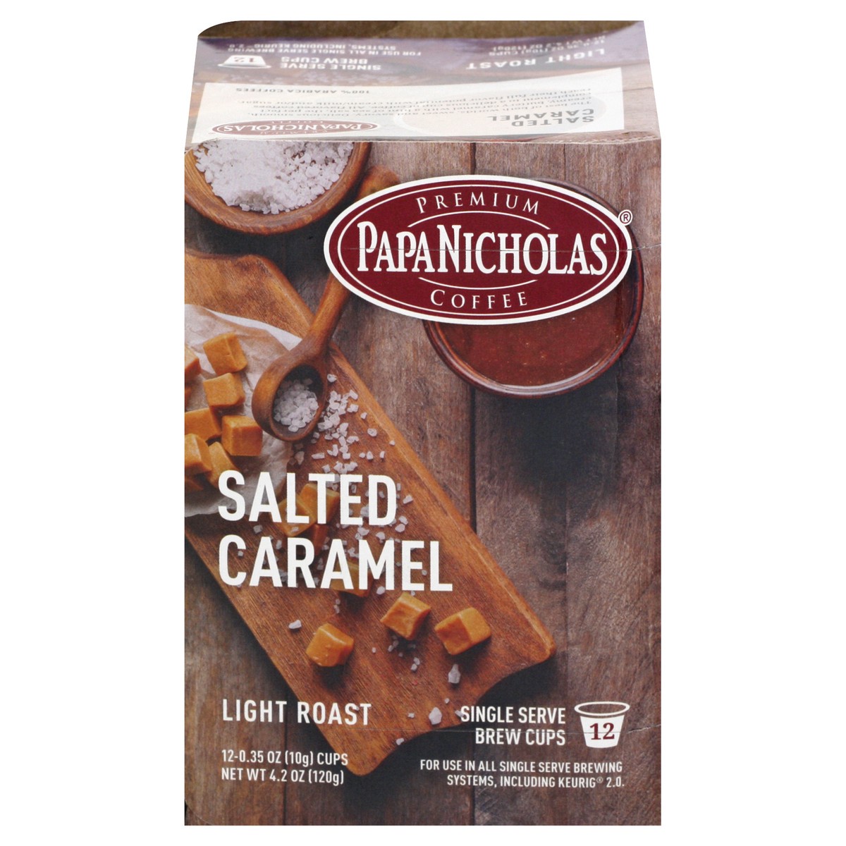 slide 8 of 11, Papa N Salted Carmel K-Cup, 12 ct