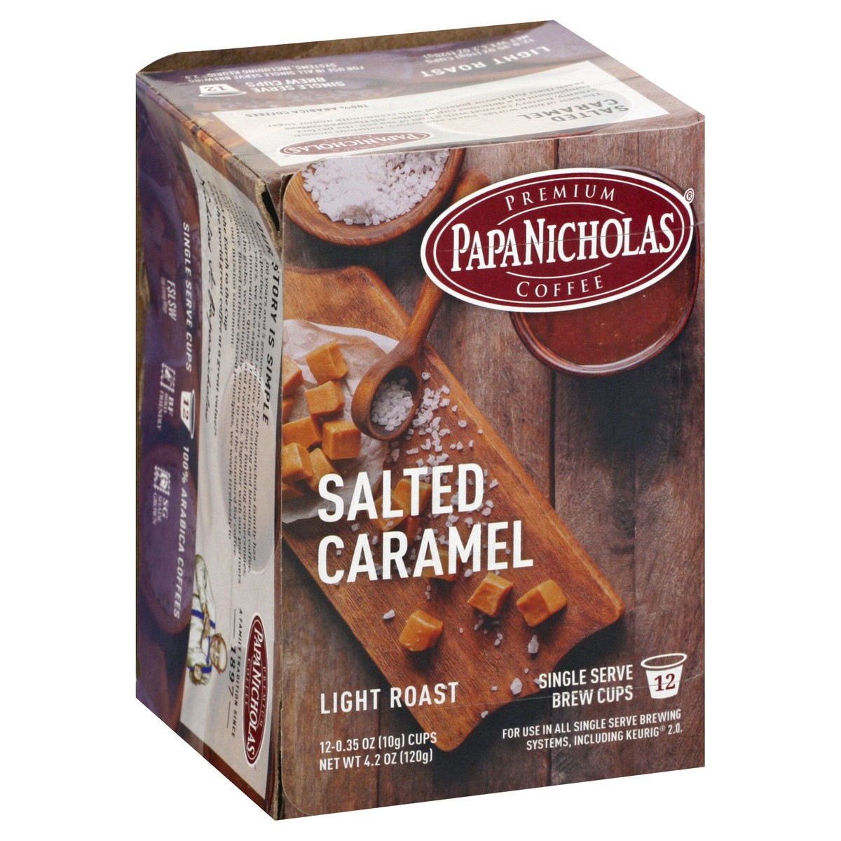slide 11 of 11, Papa N Salted Carmel K-Cup, 12 ct