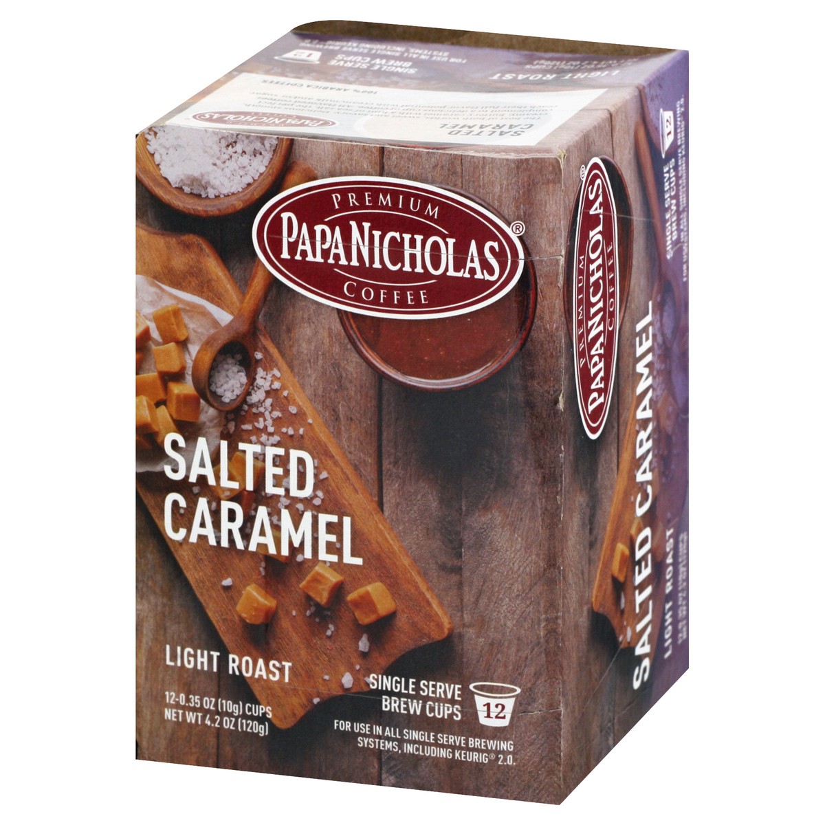 slide 9 of 11, Papa N Salted Carmel K-Cup, 12 ct