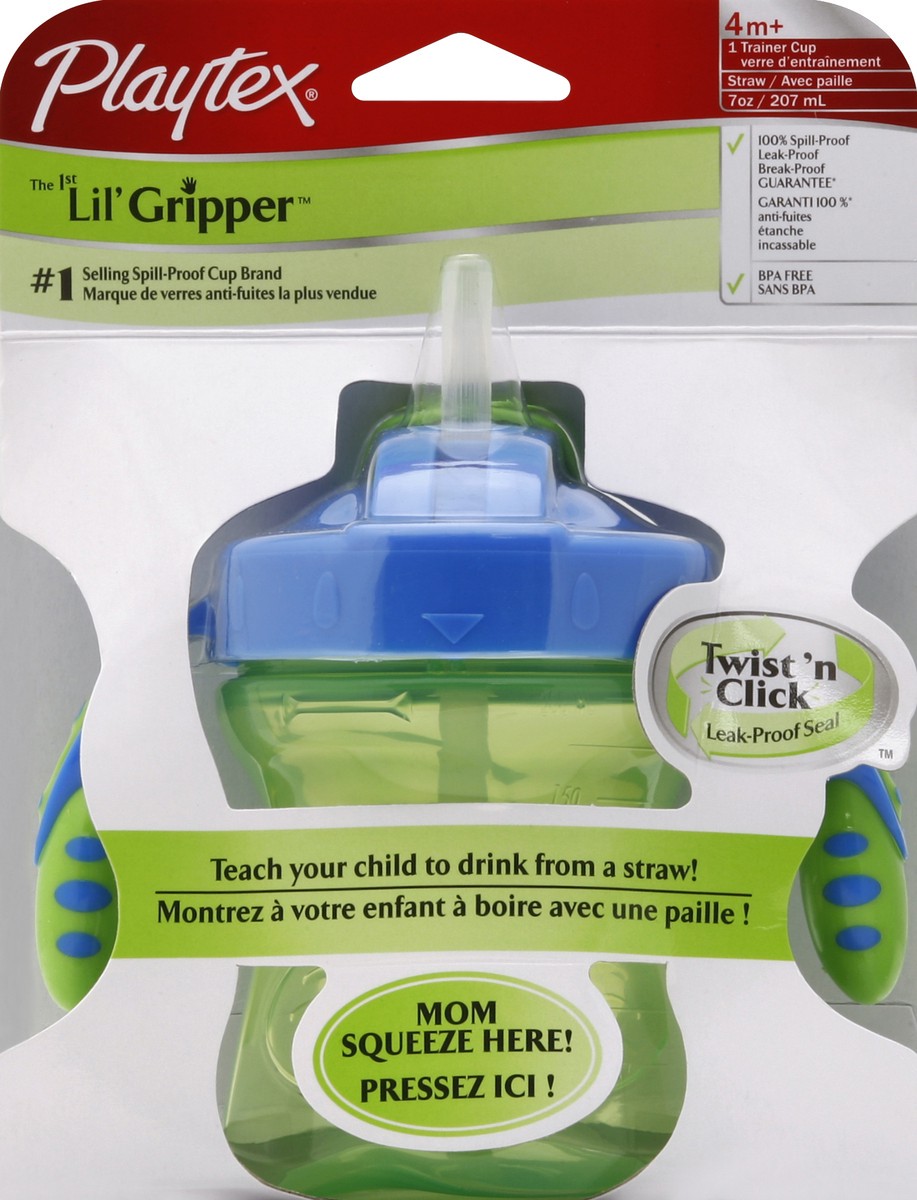 slide 5 of 6, Playtex Infantcare The First Lil Gripper Training Cup, 4 ct