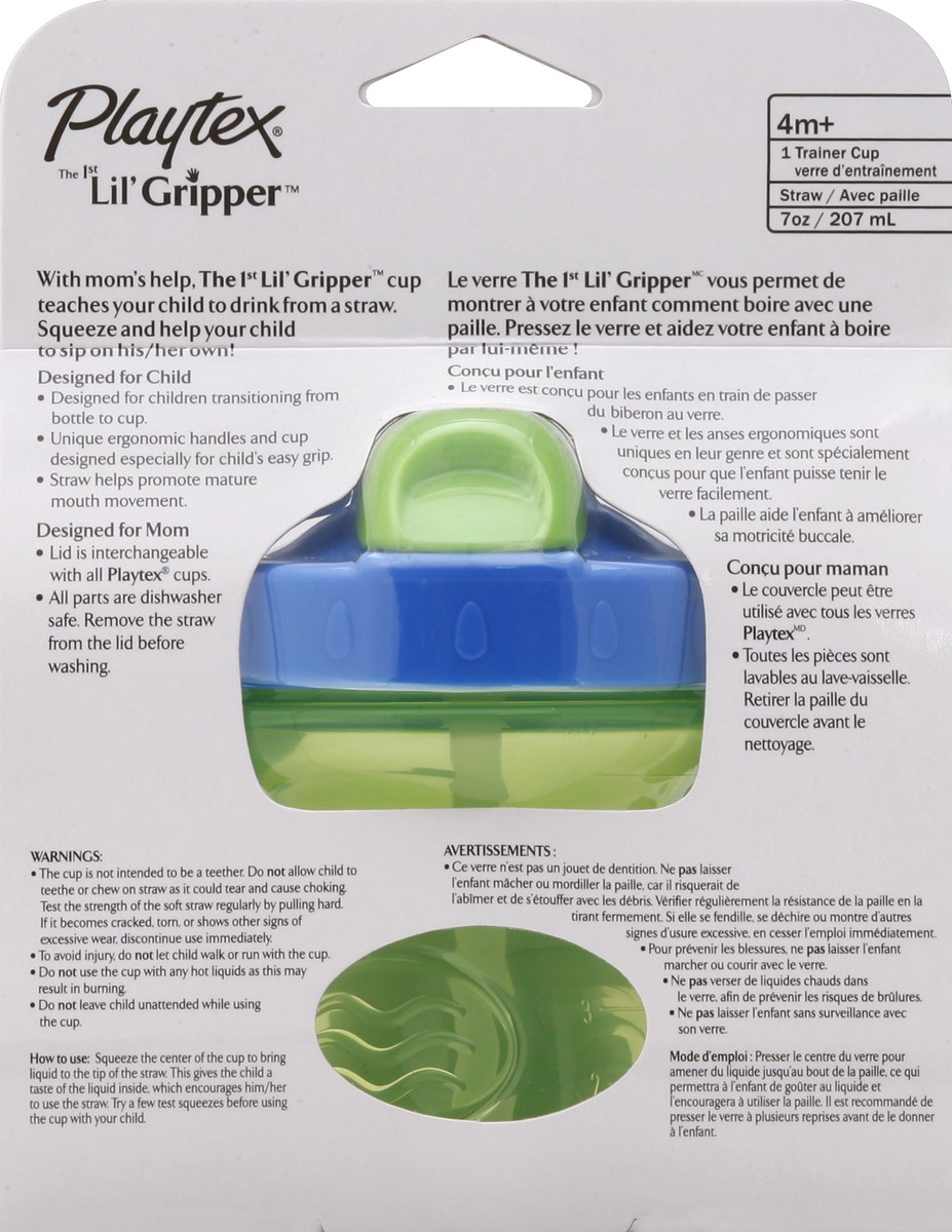 slide 6 of 6, Playtex Infantcare The First Lil Gripper Training Cup, 4 ct