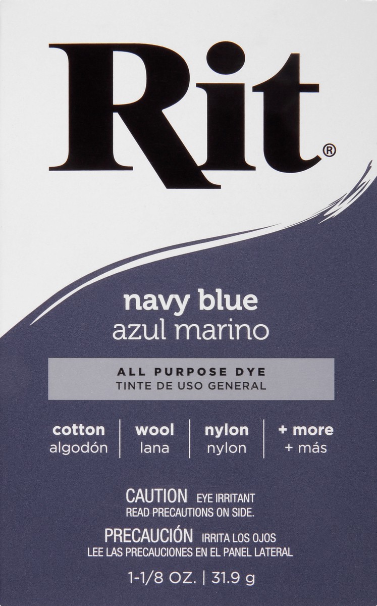 slide 8 of 9, Rit Dye Navy Blue Powder, 1.13 oz