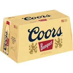 Coors Brisk and satisfying with a subtle sweetness and malty refreshment, Coors Banquet Lager Beer is a golden lager beer with 5% ABV.