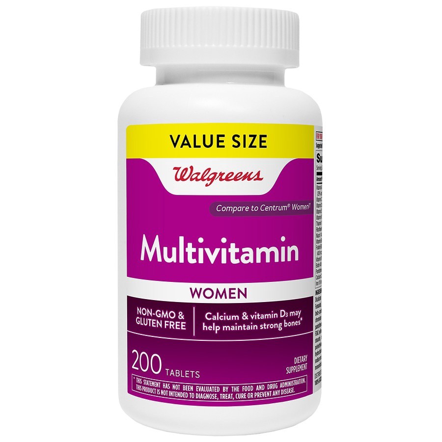 slide 1 of 5, Walgreens Women's Multivitamin Tablets, 200 ct