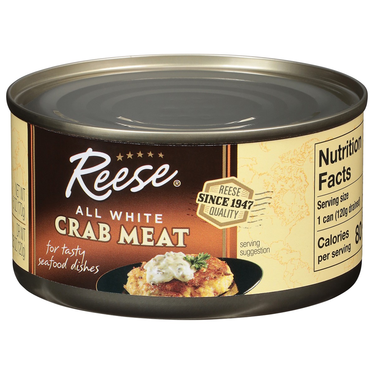 slide 10 of 12, Reese All White Crab Meat 6 oz, 6 oz