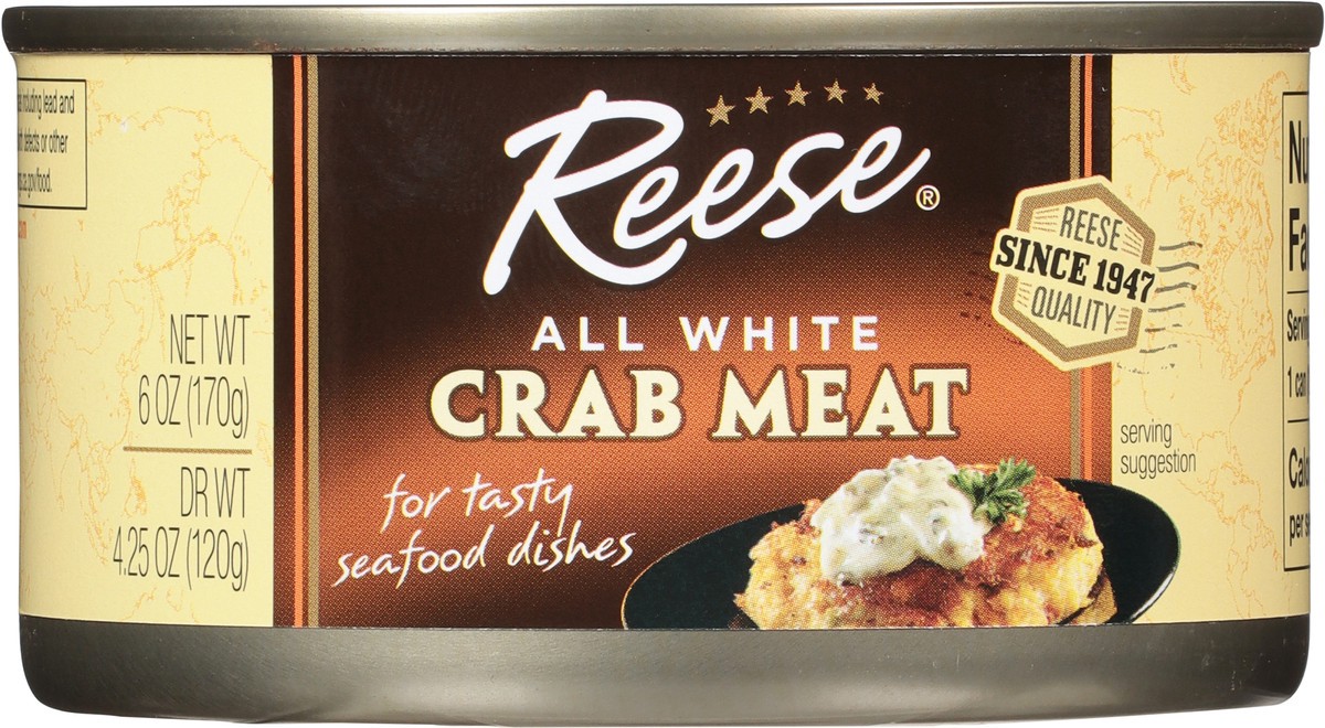 slide 6 of 12, Reese All White Crab Meat 6 oz, 6 oz