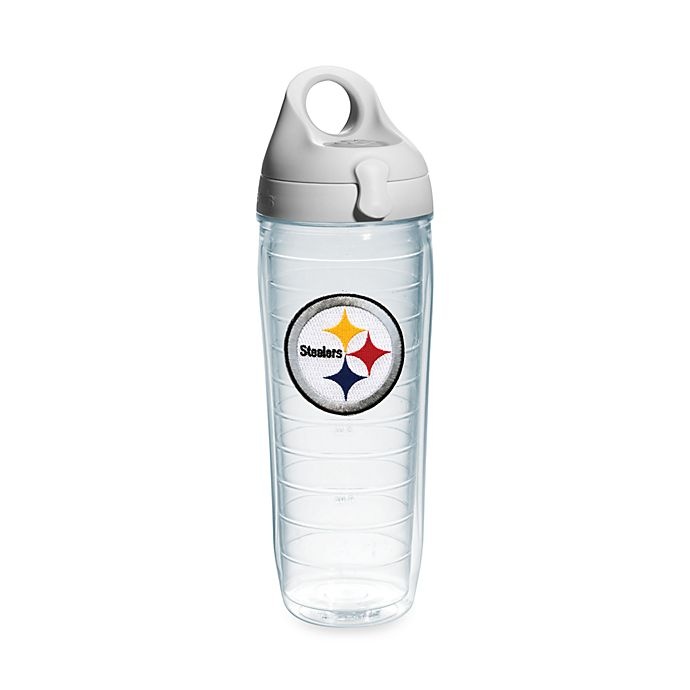 slide 1 of 1, Tervis NFL Pittsburgh Steelers Emblem Water Bottle with Lid, 24 oz