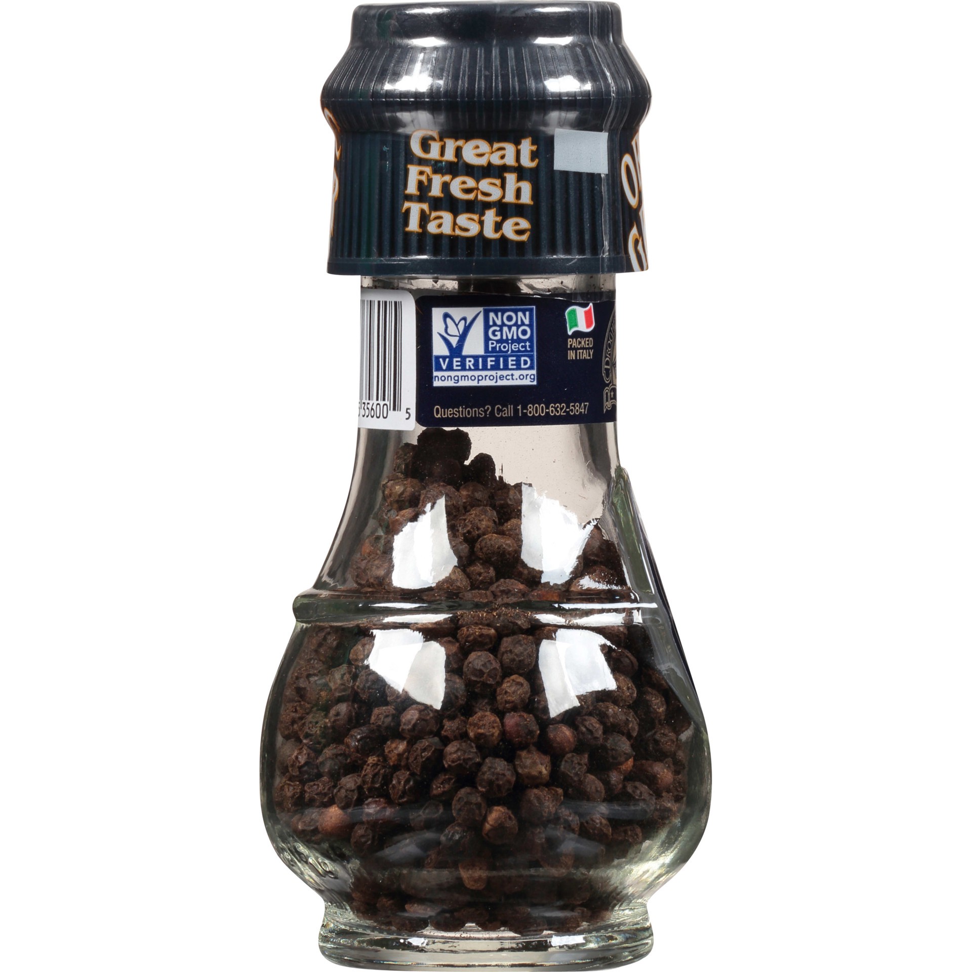 slide 4 of 4, Drogheria & Alimentari Organic Black Peppercorns Mill, 1.59 oz, 