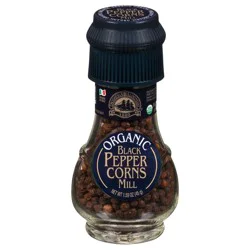 Drogheria & Alimentari Organic Black Peppercorns Mill, 1.59 oz