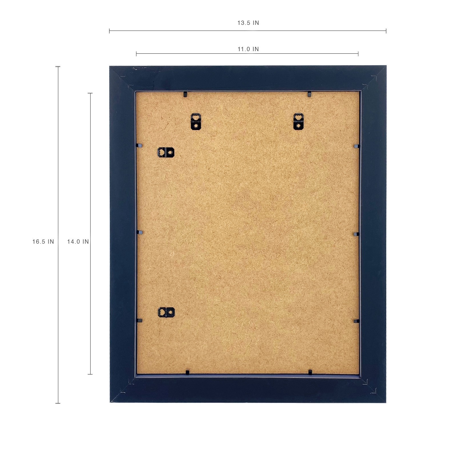 slide 3 of 6, Home Distressed Blue Frame By Studio Decor, 11 in x 14 in
