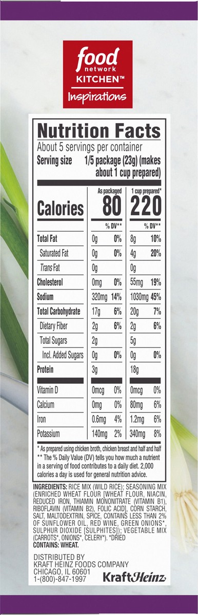 slide 3 of 13, Food Network Kitchen Inspirations Creamy Chicken & Wild Rice Soup Meal Kit, 4.16 oz Box, 4.16 oz